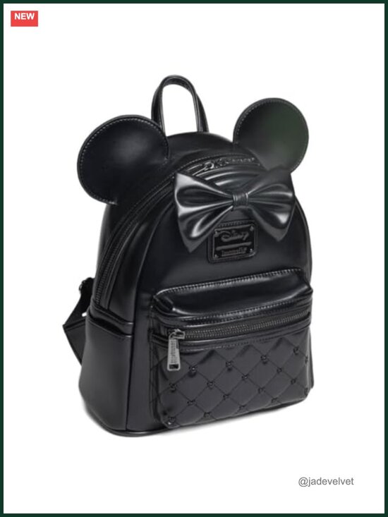 Loungefly Minnie Mouse Classic Series Mini Backpack Faux Leather Studded